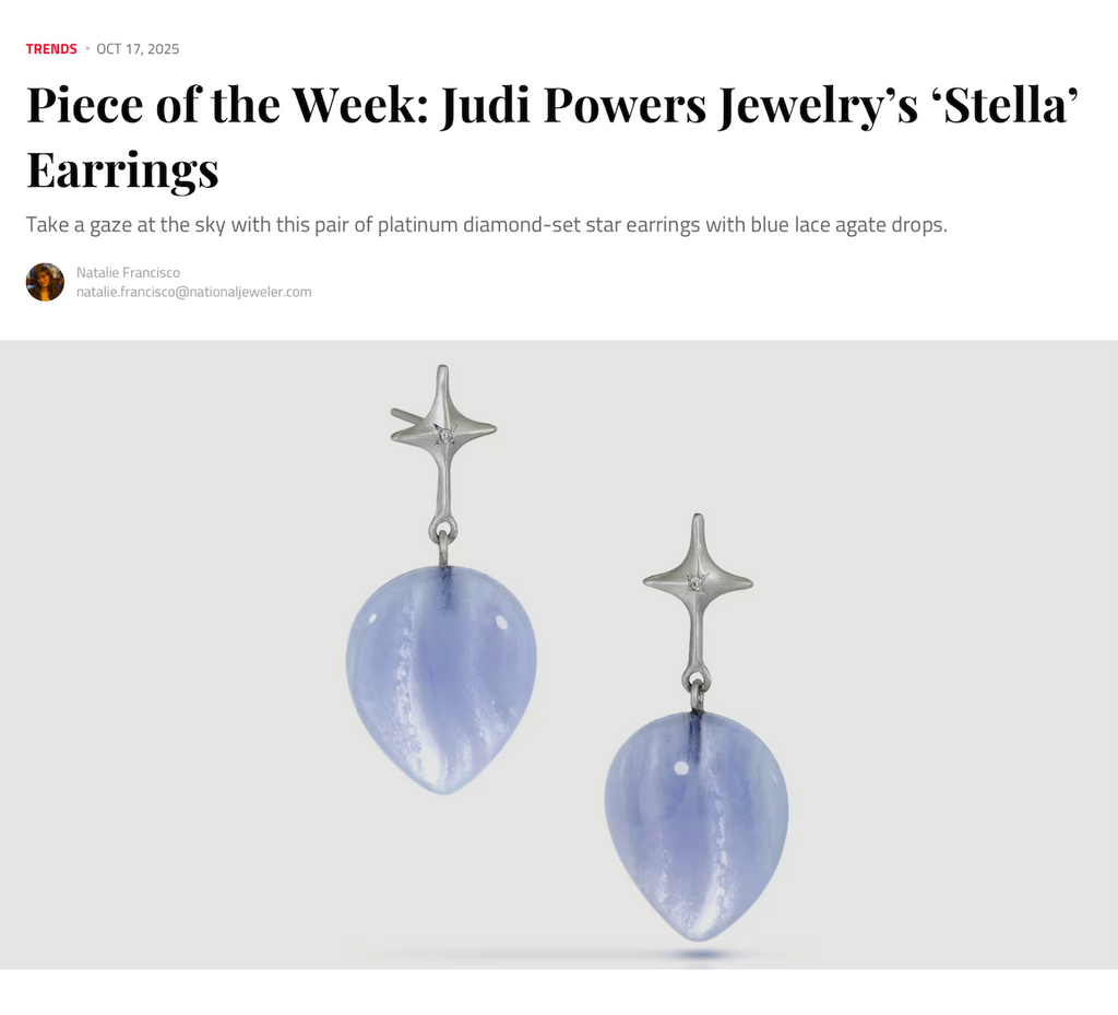 National Jewelers - Piece of the Week: Judi Powers Jewelry's 'Stella' Earrings